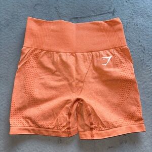Vital Seamless Gymshark shorts - orange